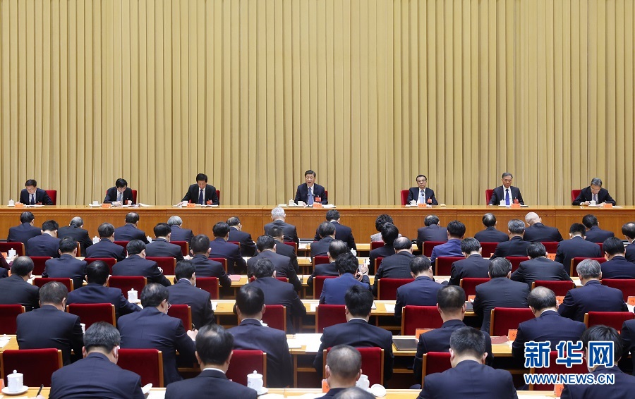 12月28日至29日,中央农村工作会议在北京举行。中共中央总书记、国家主席、中央军委主席习近平出席会议并发表重要讲话。 新华社记者 王晔 摄