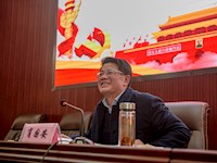 省教育厅厅长肖国安走进我校宣讲十九大精神