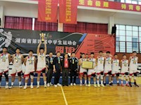 我校男篮成功卫冕湖南省中学生运动会冠军