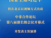 习近平将出席中非合作论坛第八届部长级会议开幕式