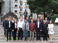 省级教育科研重点规划课题中期评估汇报会在我校举行